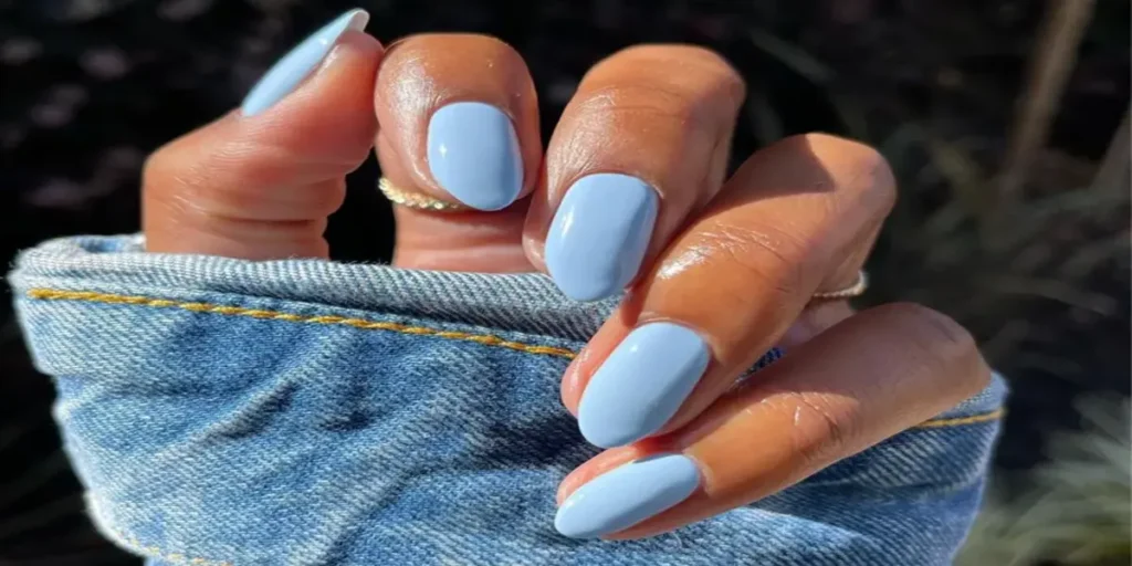 21 Baby Blue Nail Ideas That Elevate the Classic Color